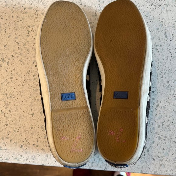 KEDS Pointer Spur Polka dot Printed Calf Hair Sneakers Women's size 8.5 - Picture 8 of 9